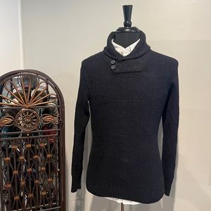Express Shawl Collar Knit Sweater